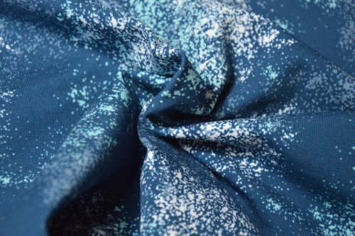 Jersey | Jesse | Sprenkel Muster | blau